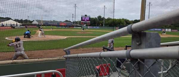 Campanelli Stadium, section: 108, row: F, seat: 1