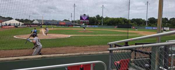 Campanelli Stadium, section: 108, row: F, seat: 3