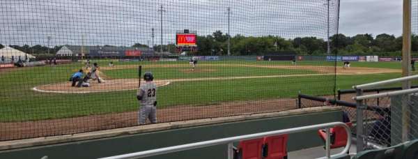 Campanelli Stadium, section: 108, row: F, seat: 6