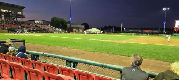 Campanelli Stadium, section: 105, row: D, seat: 7