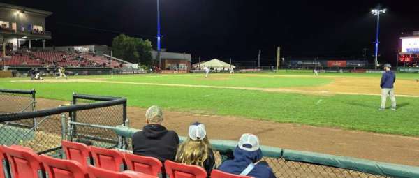 Campanelli Stadium, section: 105, row: D, seat: 13