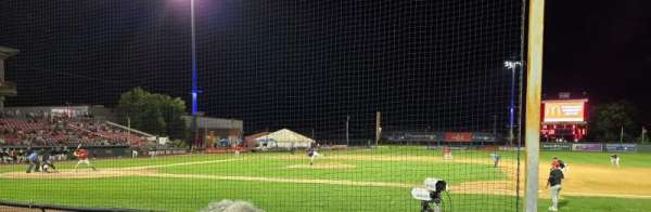 Campanelli Stadium, section: 106, row: G, seat: 1