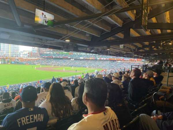 Oracle Park, section: 132, row: 40, seat: 12