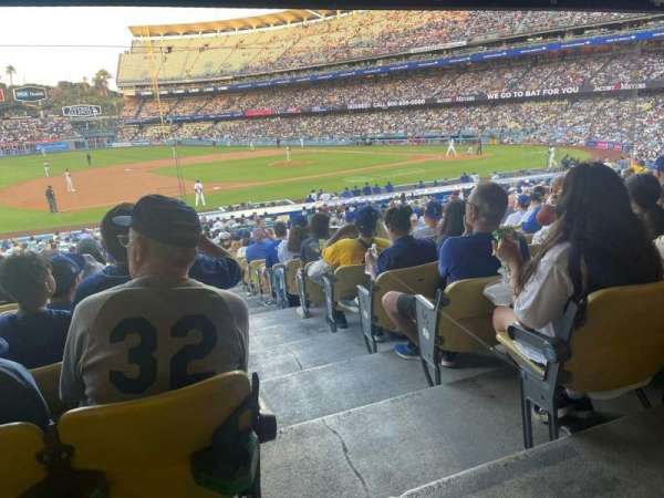 Dodger Stadium, section: 27fd, row: X, seat: 1