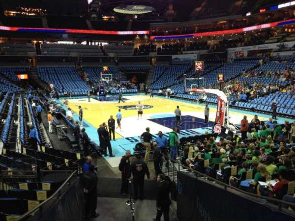 Spectrum Center, section: 102, row: M, seat: 6