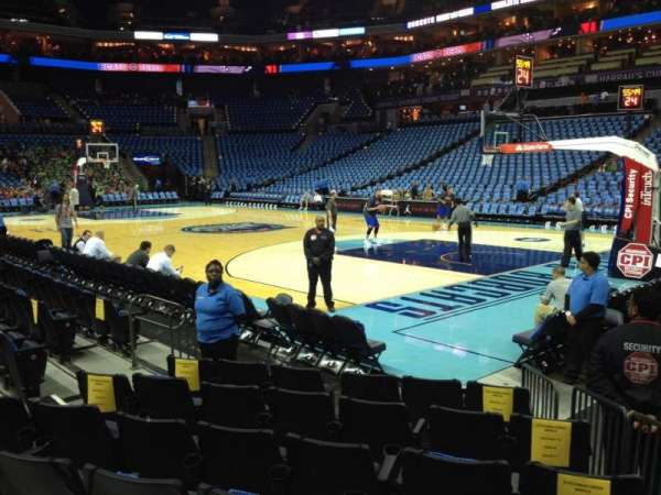 Spectrum Center, section: 112, row: E, seat: 4
