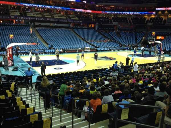 Spectrum Center, section: 117, row: N, seat: 3