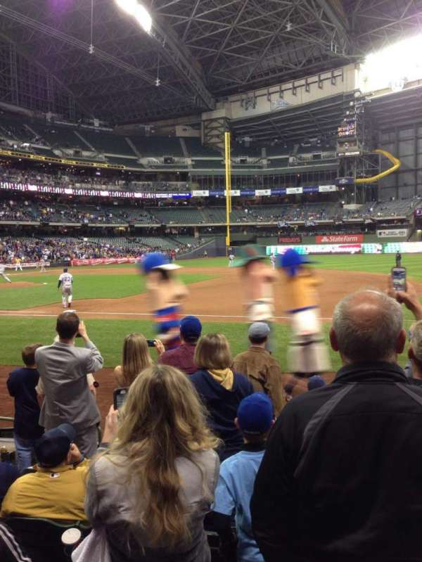 American Family Field, section: 111, row: 7, seat: 5