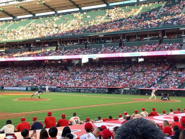 Angel Stadium, section: 110, row: K, seat: 7