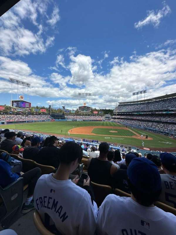 Dodger Stadium, section: 127LG, row: L, seat: 8