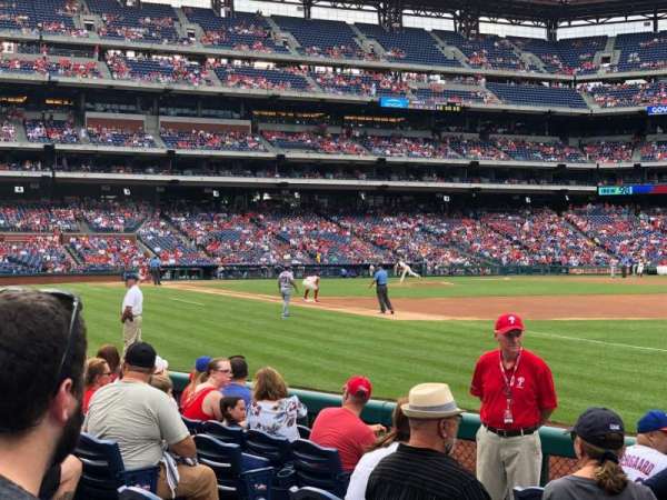 Citizens Bank Park, section: 111, row: 8