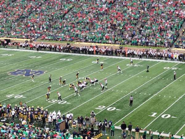 Notre Dame Stadium, section: 125, row: 15, seat: 12