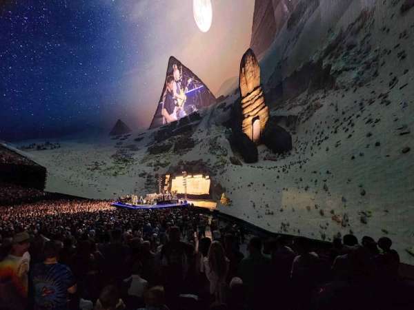 The Sphere, Vegas, section: 110, row: 24, seat: 18