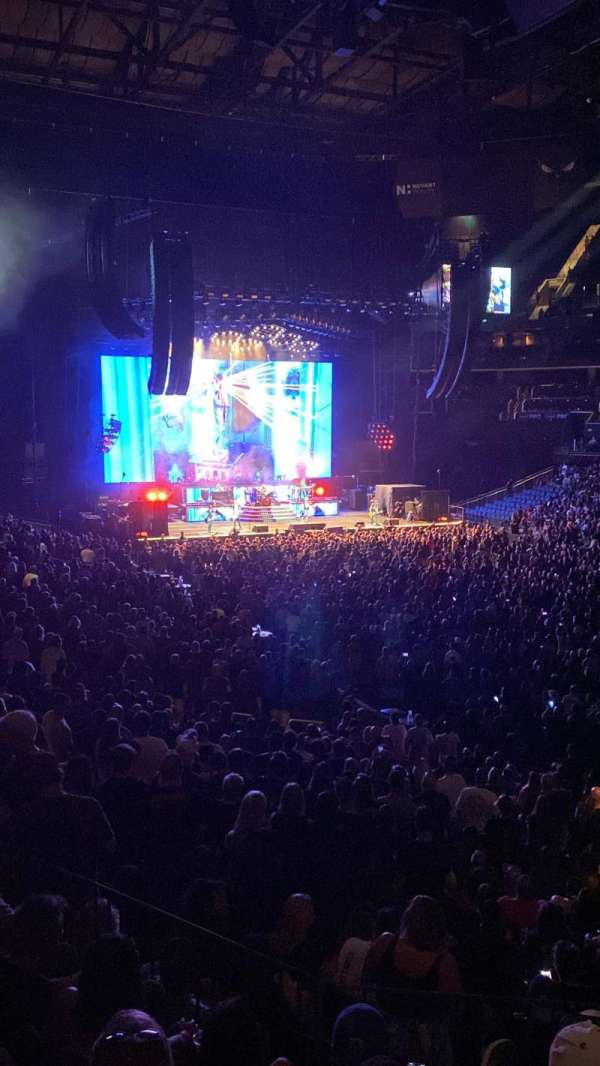 Spectrum Center, section: 103, row: W, seat: 4