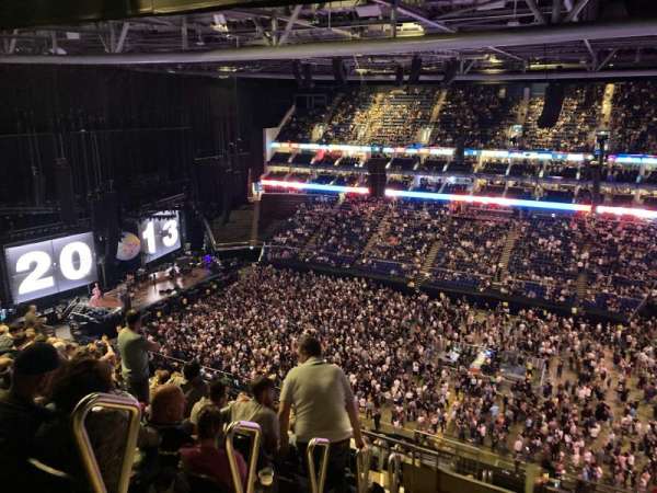 The O2, London, section: 405, row: P, seat: 563