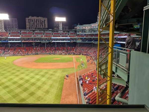 Fenway Park, section: Green Monster 1, row: 1, seat: 1