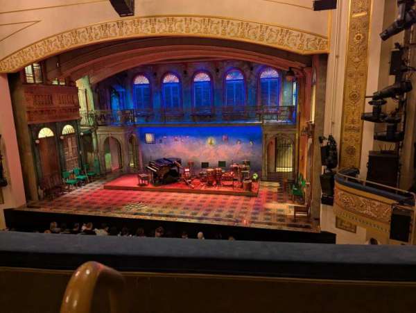 Gerald Schoenfeld Theatre, section: Mezzanine R, row: B, seat: 2