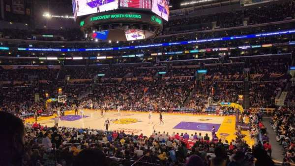Crypto.com Arena, section: 119, row: 10, seat: 2