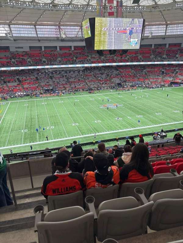 BC Place, section: 444, row: MM, seat: 1