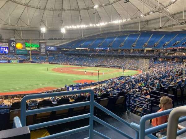 Tropicana Field, section: 131, row: QQ, seat: 9