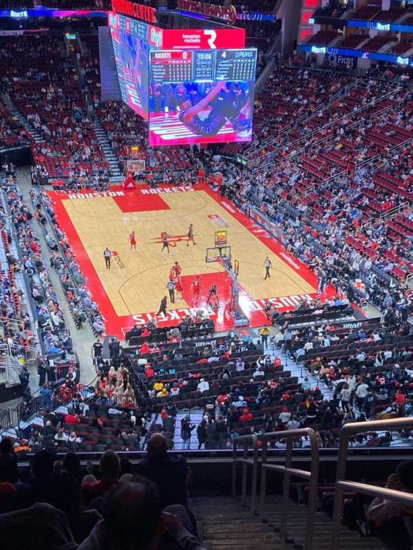 Toyota Center, section: 403, row: 10, seat: 6