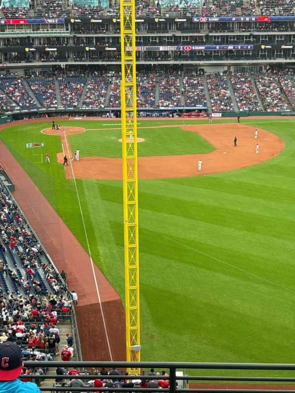 Progressive Field, section: 415, row: E, seat: 6