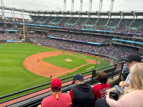 Progressive Field, section: 471, row: C, seat: 6