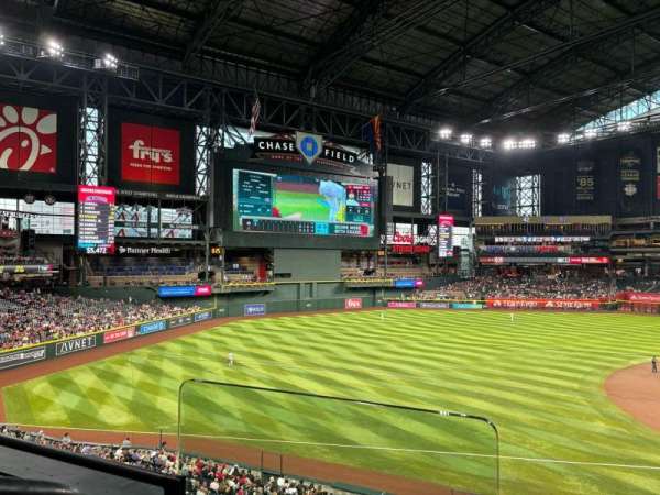 Chase Field, section: 215, row: 2, seat: 18