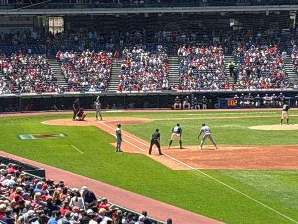 Progressive Field, section: 117, row: SRO
