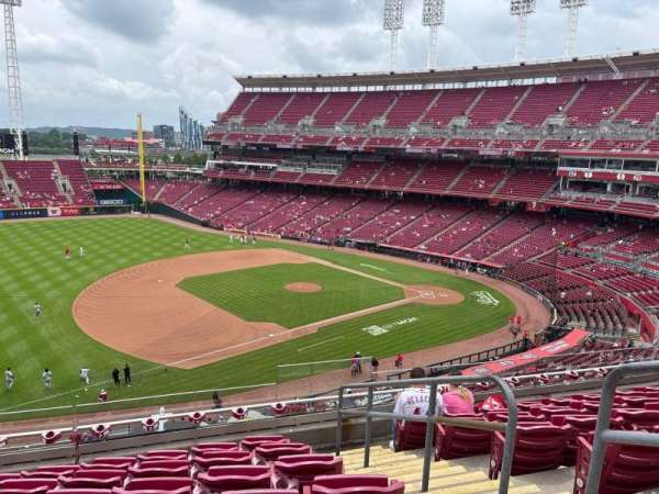 Great American Ball Park, section: 414, row: G, seat: 3