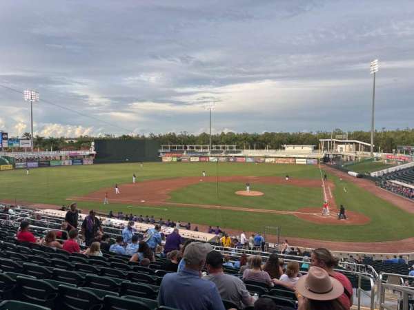 Hammond Stadium at Lee County Sports Complex, section: 213, row: 12, seat: 1