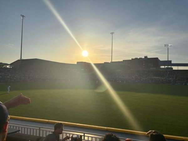 Durham Bulls Athletic Park, section: 132, row: E, seat: 12