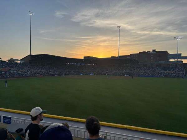 Durham Bulls Athletic Park, section: 134, row: E, seat: 11