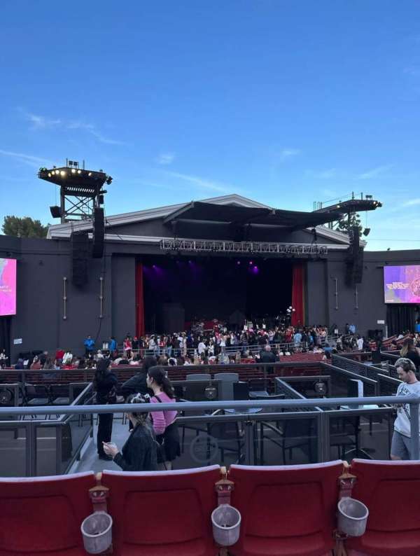 The Greek Theatre, section: B Left, row: C, seat: 17