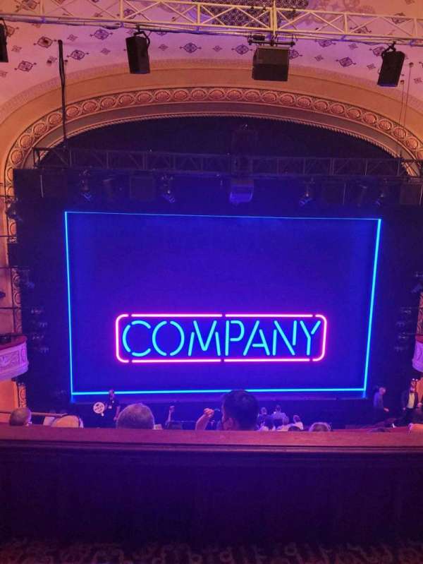Bernard B. Jacobs Theatre, section: Mezzanine C, row: E, seat: 111