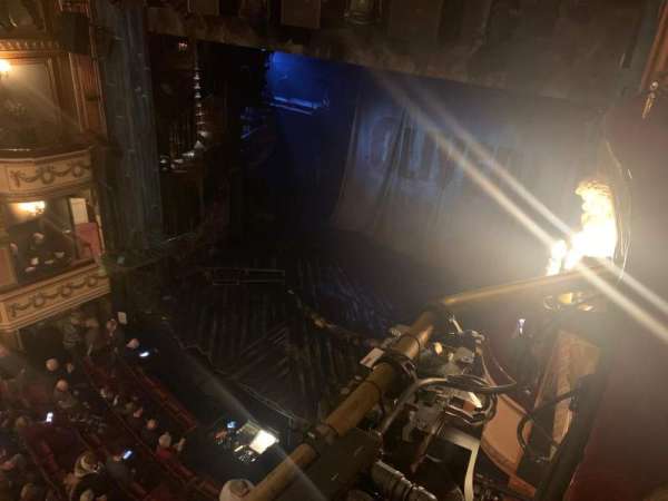 Gielgud Theatre, section: Grand Circle, row: AA, seat: 3