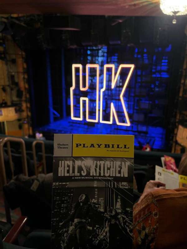 Shubert Theatre, section: Mezzanine R, row: F, seat: 6