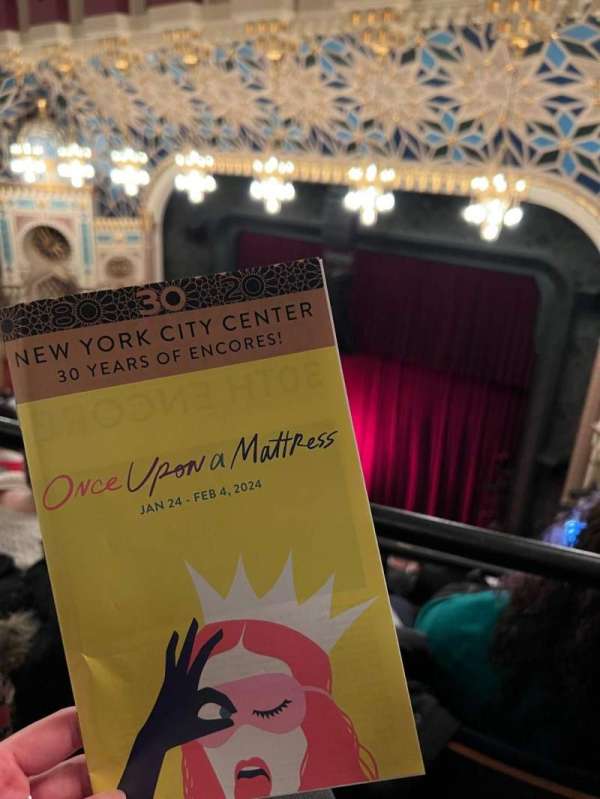Mainstage at the New York City Center, section: Balcony, row: G, seat: 156
