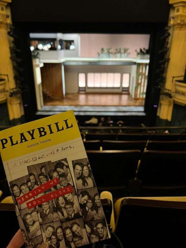 Hudson Theatre, section: Dress Circle C, row: E, seat: 109