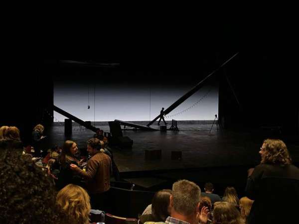 Vivian Beaumont Theater, section: Orchestra LC, row: K, seat: 204