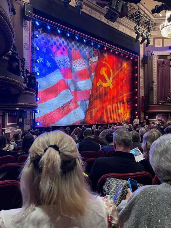 Imperial Theatre, section: Orchestra L, row: M, seat: 25