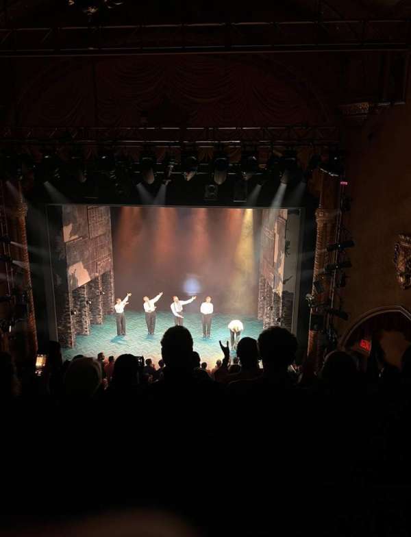 John Golden Theatre, section: Rear Mezzanine R, row: A, seat: 106