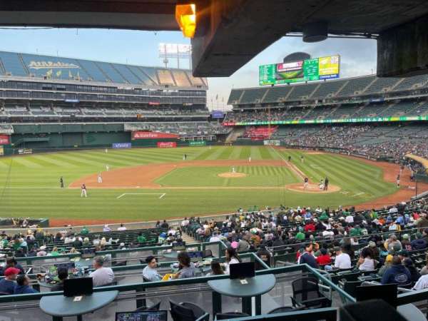 Oakland Coliseum, section: 121, row: 5, seat: 5