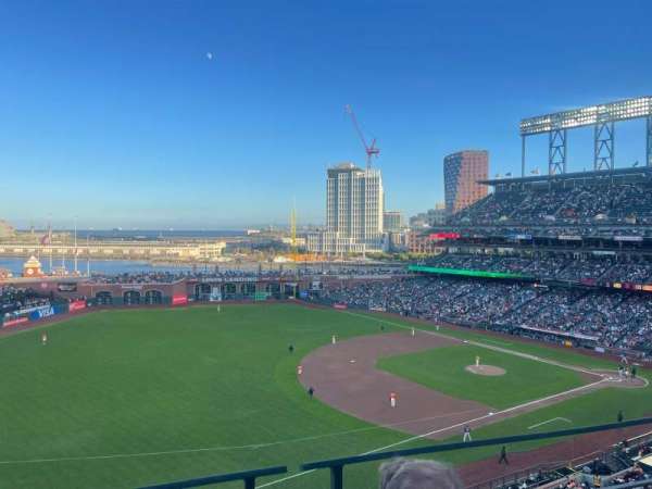 Oracle Park, section: VR328, row: 2, seat: 9