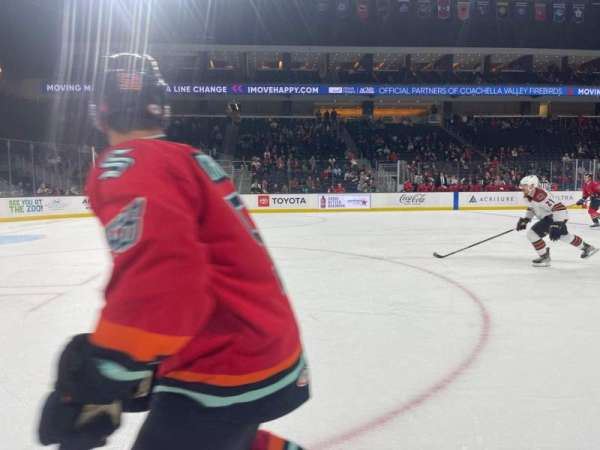 Acrisure Arena, section: 119, row: A, seat: 14