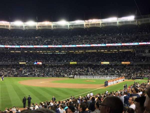 Yankee Stadium, section: 130, row: 25, seat: 1