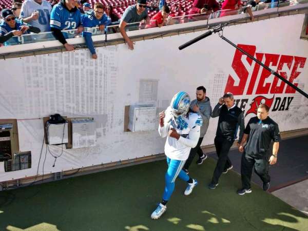Raymond James Stadium, section: 102, row: E, seat: 20