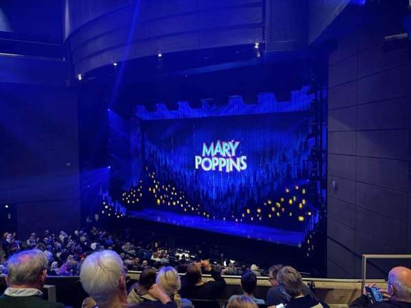 Milton Keynes Theatre, section: Circle, row: B, seat: 4