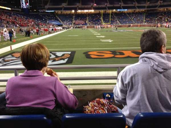 Ford Field, section: 115, row: 3, seat: 16