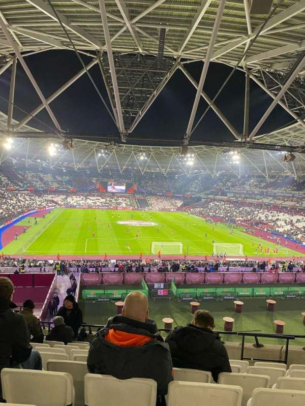 London Stadium, section: 248, row: 51, seat: 45